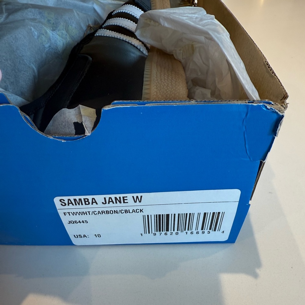 adidas Samba Black White Gum Women’s Sneakers - Picture 5 of 5